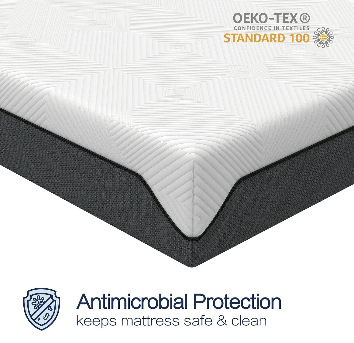 Cole & Rye Spirit 12” medium plush hybrid of Gel memory foam and spring Mattress