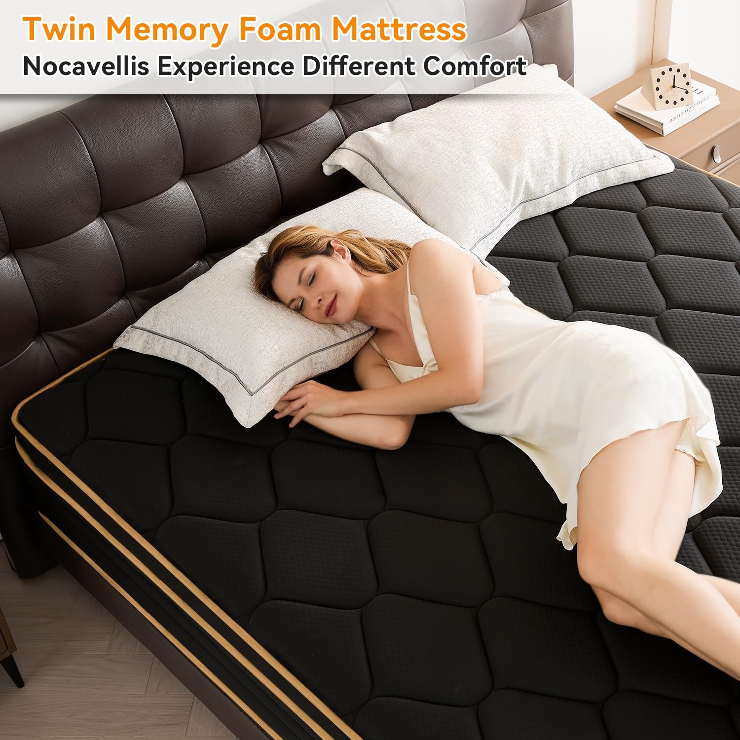 10 Inch Twin Size Bed Memory Foam Mattress Comfort Cooling Gel Relief