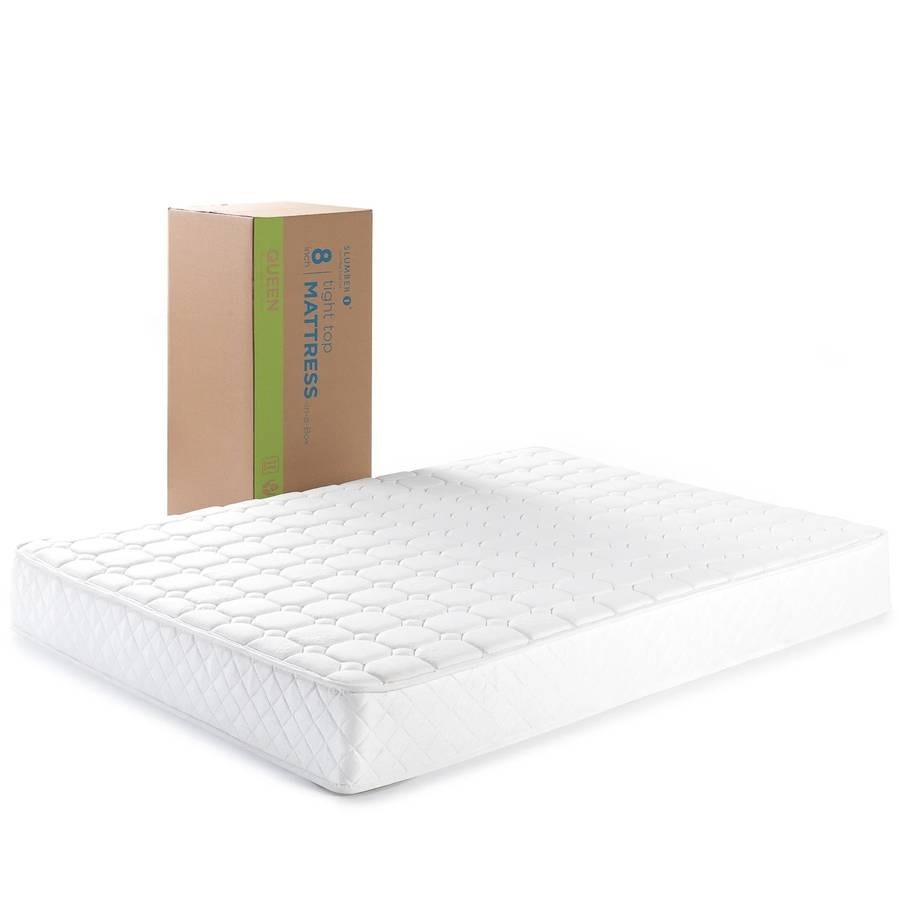 KING Zinus Slumber 1 8″ Quilted Pocket Spring Mattress NEW (29F)