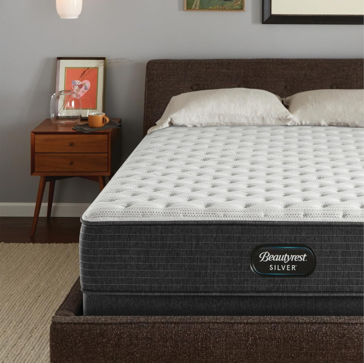 Beautyrest Silver BRS900 12” Extra Firm King Mattress with Cooling Technology