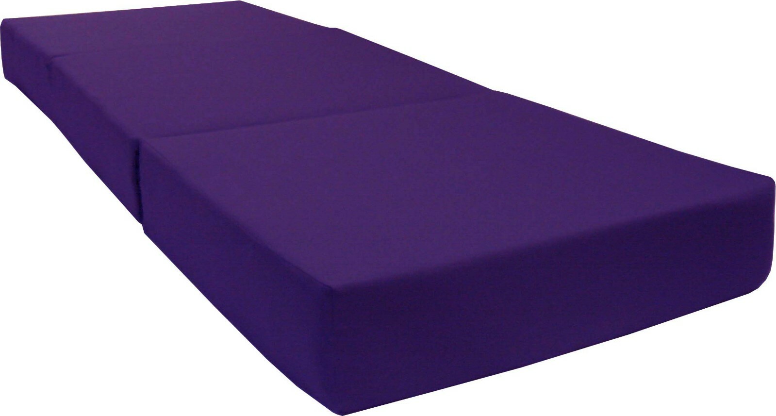 Shikibuton Trifold Foam Beds 1.8 lbs Density, Folding Mattress 6x27x75, Purple