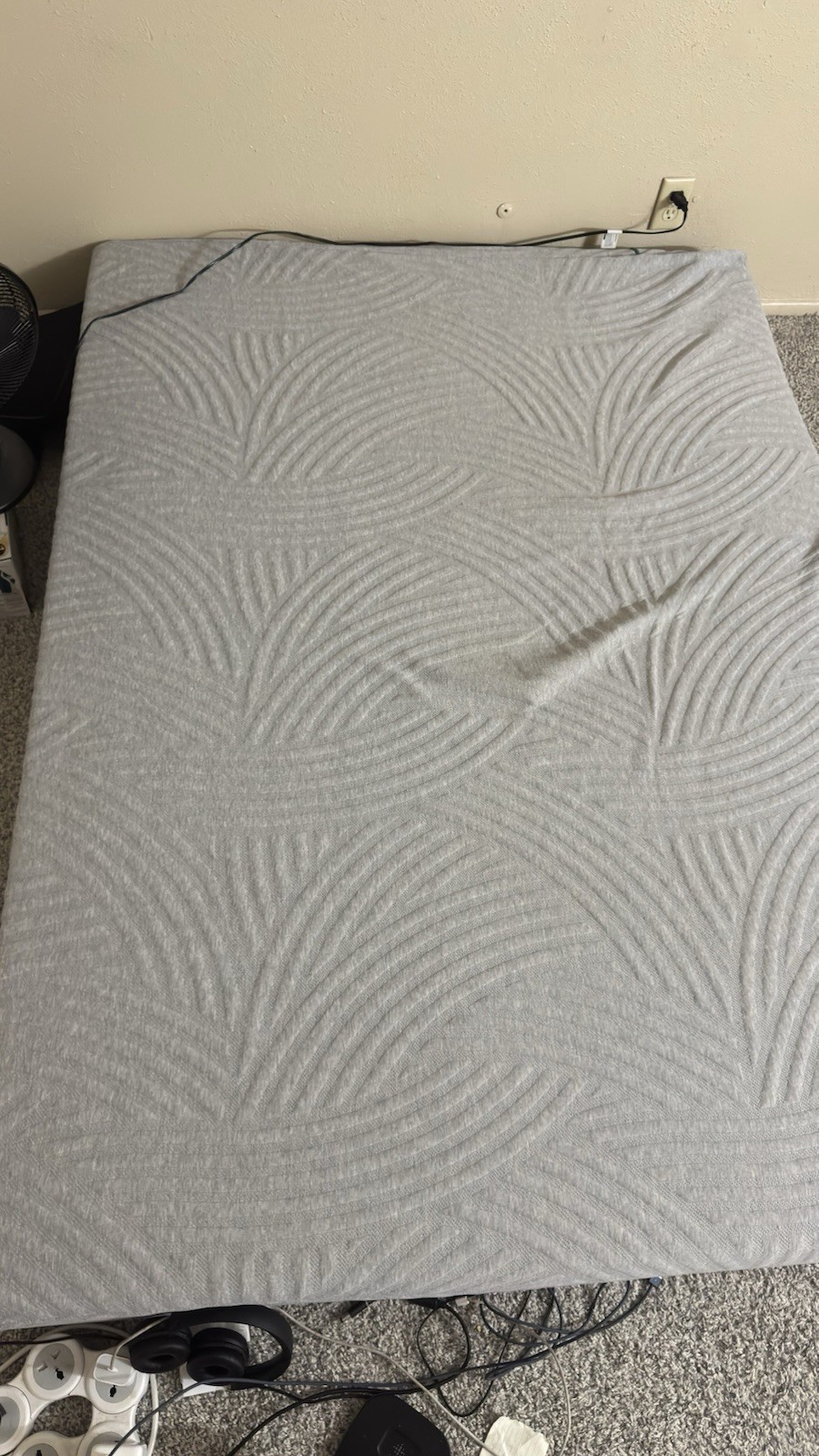 8″ Memory Foam Mattress Gray Ergonomic Cooling Breathable OEKO-TEX Non-slip