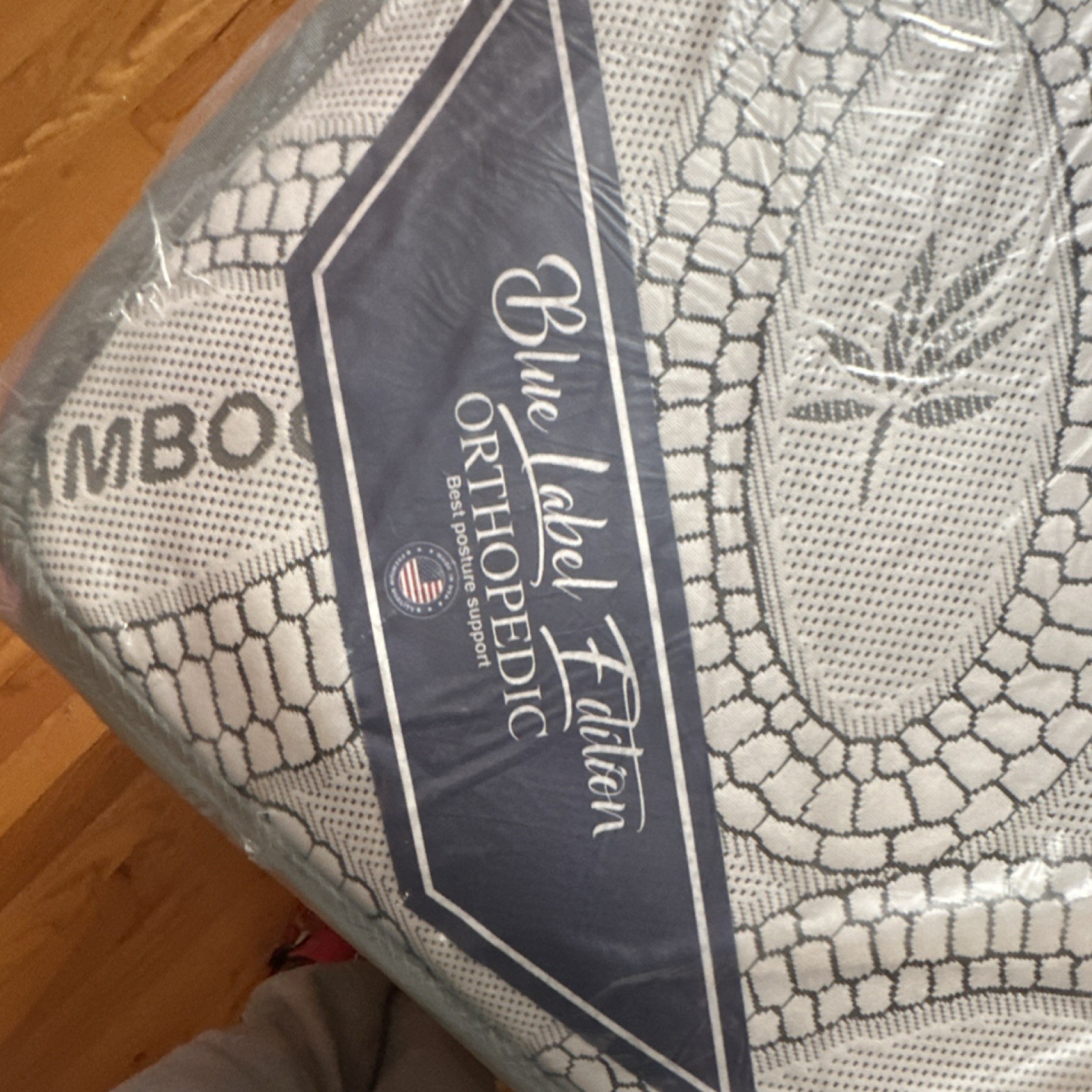 Blue Label Edition Orthopedic Bamboo Innerspring Full Mattress Gray/White