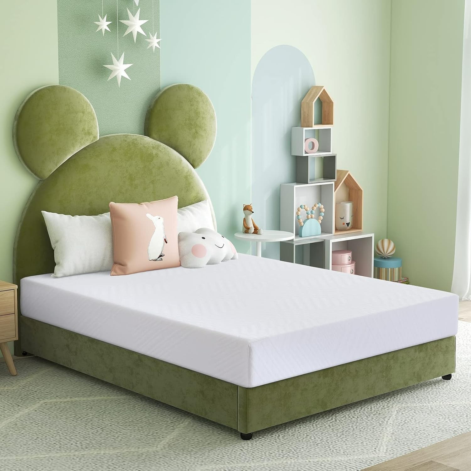Airdown Twin Mattress, 8 Inch Memory Foam Mattress for Kids, Medium Firm#2678MR8