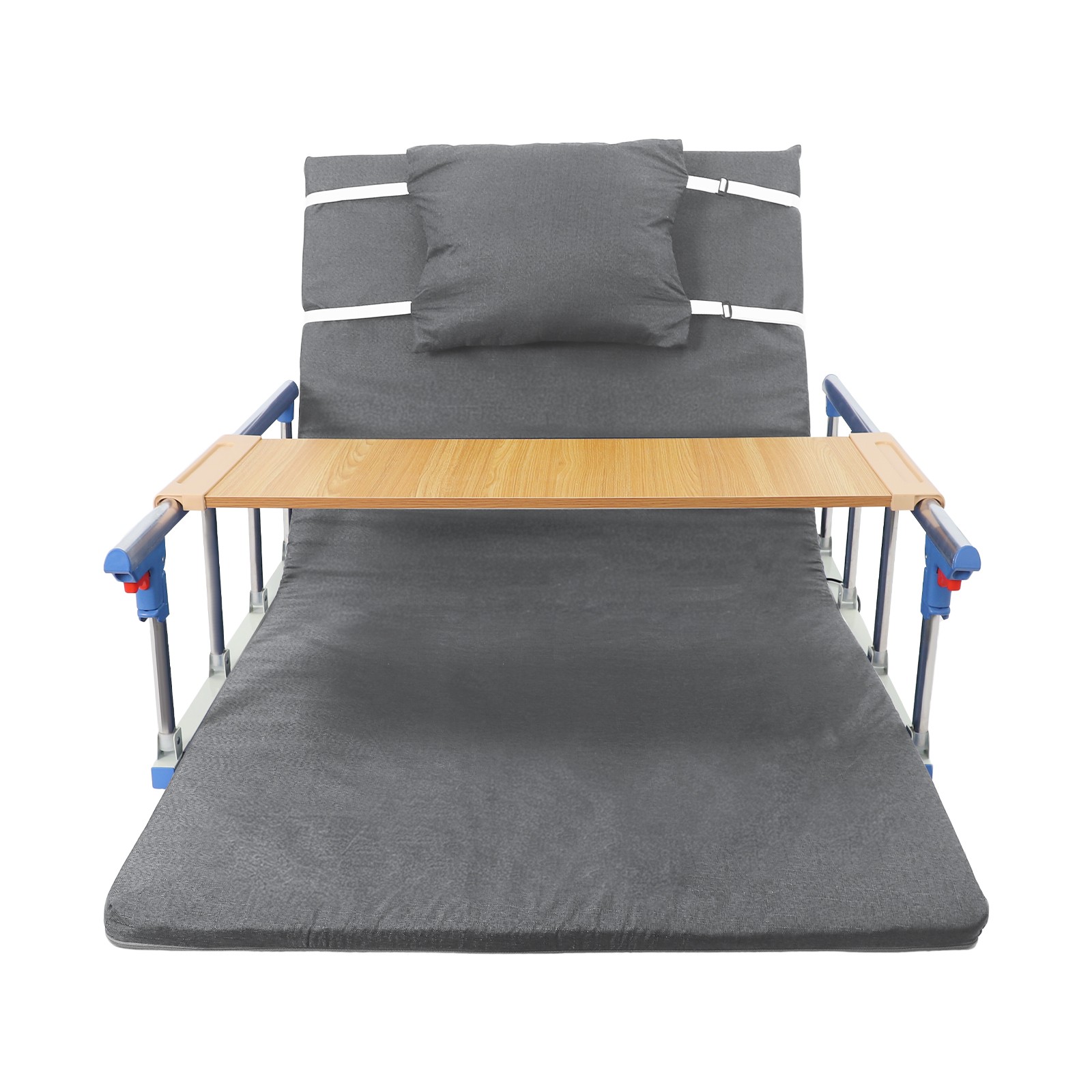 Adjustable Lifting Backrest With Foldable Side Guardrails Electric Lift For Home