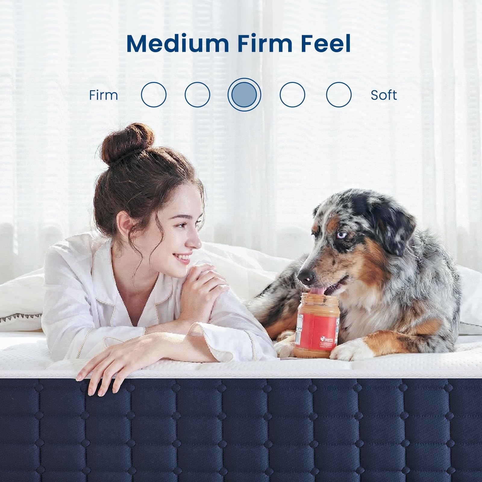 Twin Mattress, 10 Inch Twin Hybrid Mattress in a Box, Pocket Innerspring Pill…