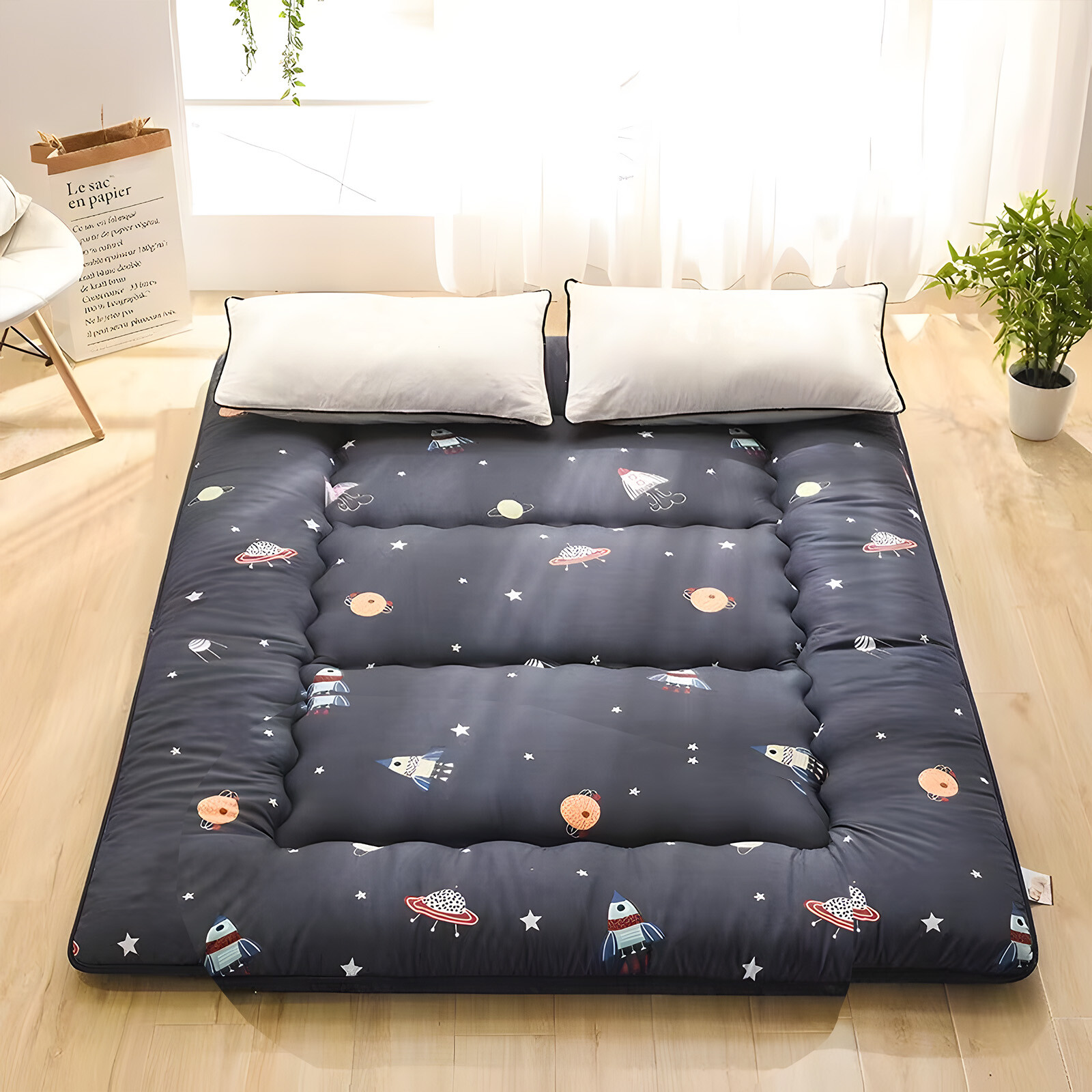 Japanese Floor Mattress Foldable Futon Mattress Sleeping Tatami Mat Camping Pad