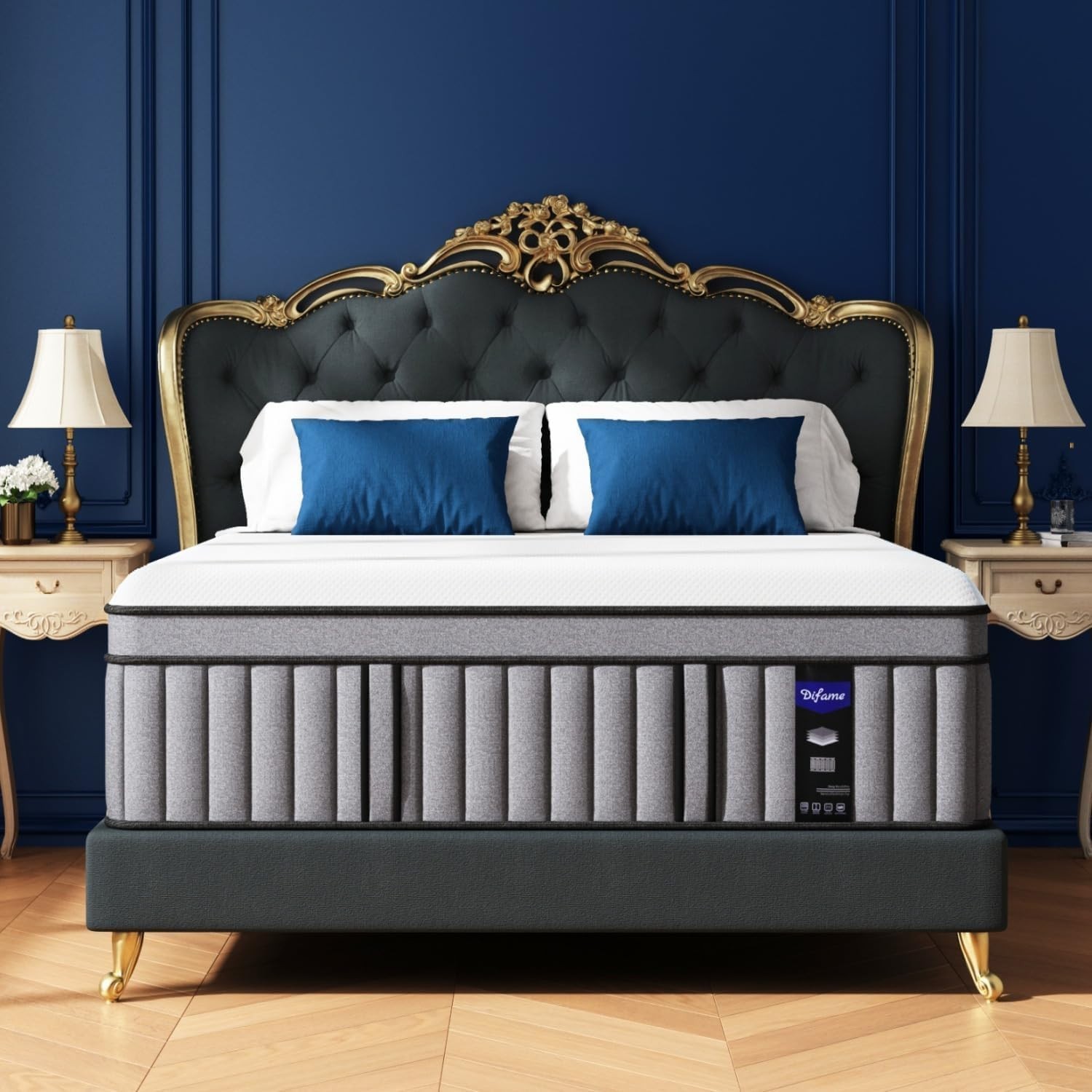 Medium Firm Full/Queen /King California King Size Mattress, Hotel Luxury Hybrid