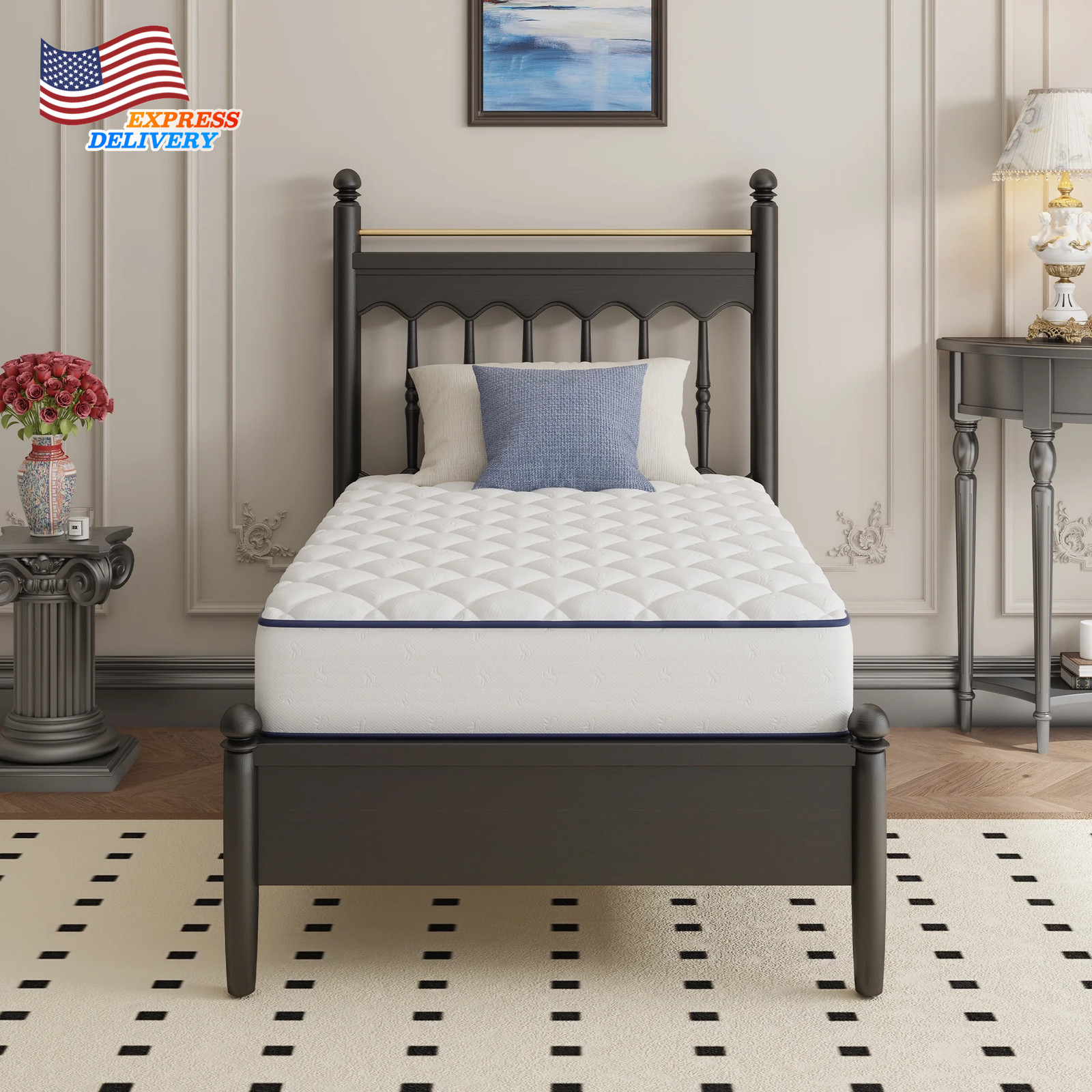 Pearl 6″ Twin Size Medium Adult Supportive Innerspring Mattress