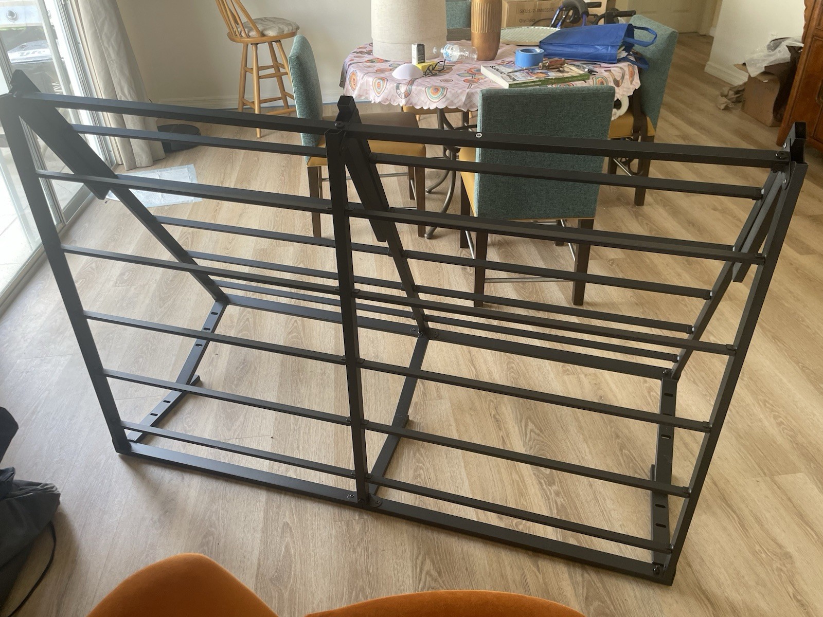 12” Queen Mattress And Metal Frame