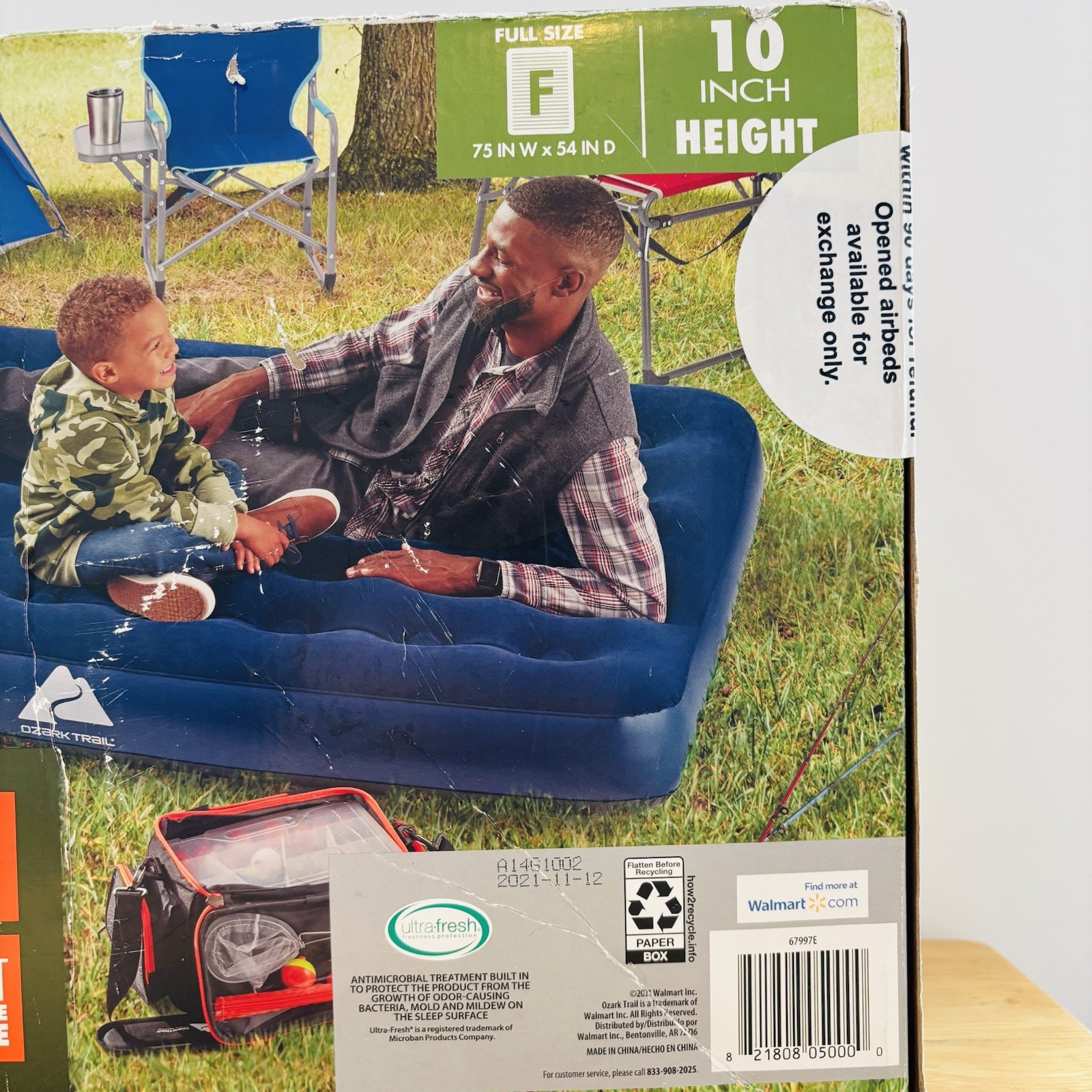 Ozark Trail Air Mattress King Airbed 10″ 80″ X 76″ NEW SEALED