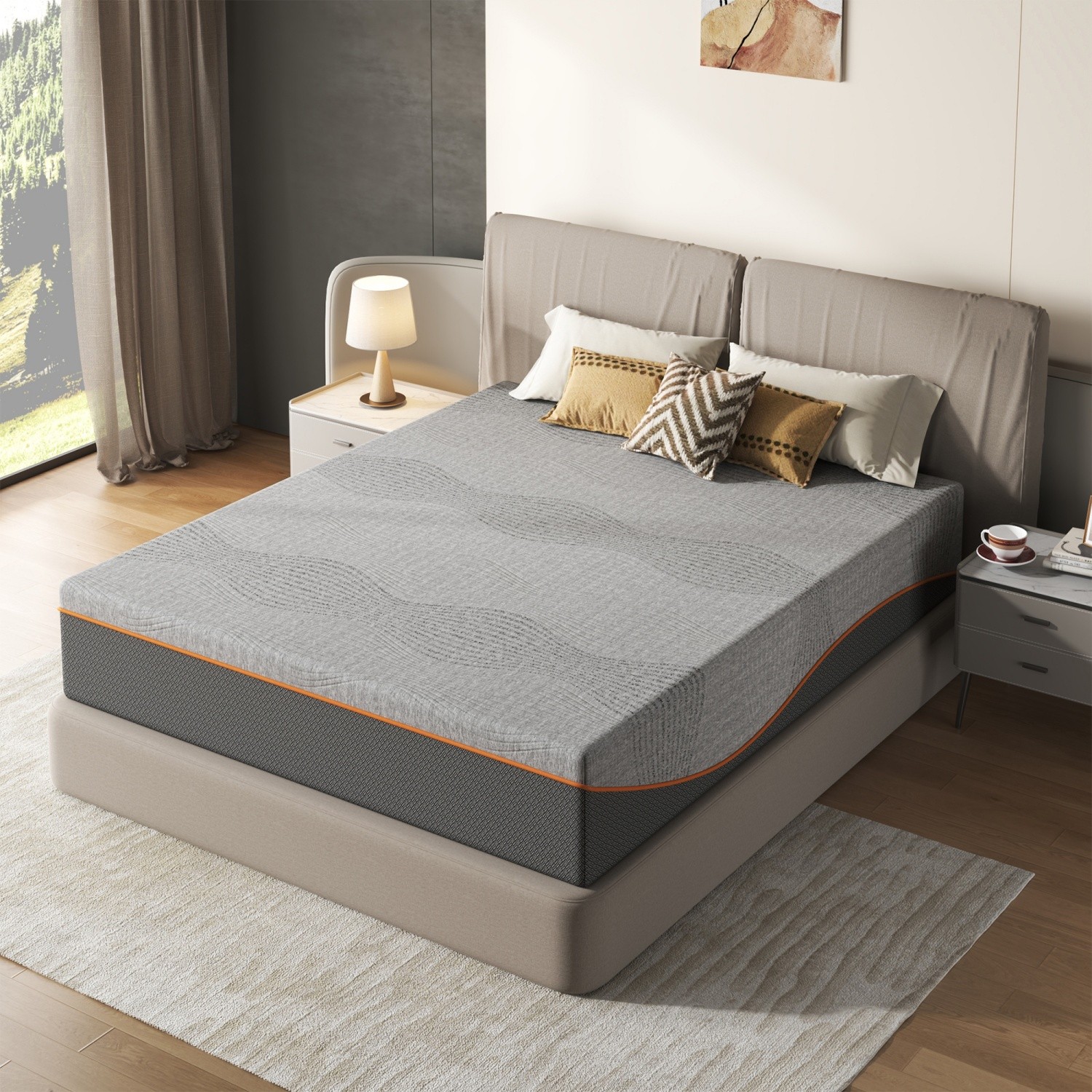 10″ Twin/Full/Queen/King Memory Foam Mattress Medium Soft CertiPUR-US Certified