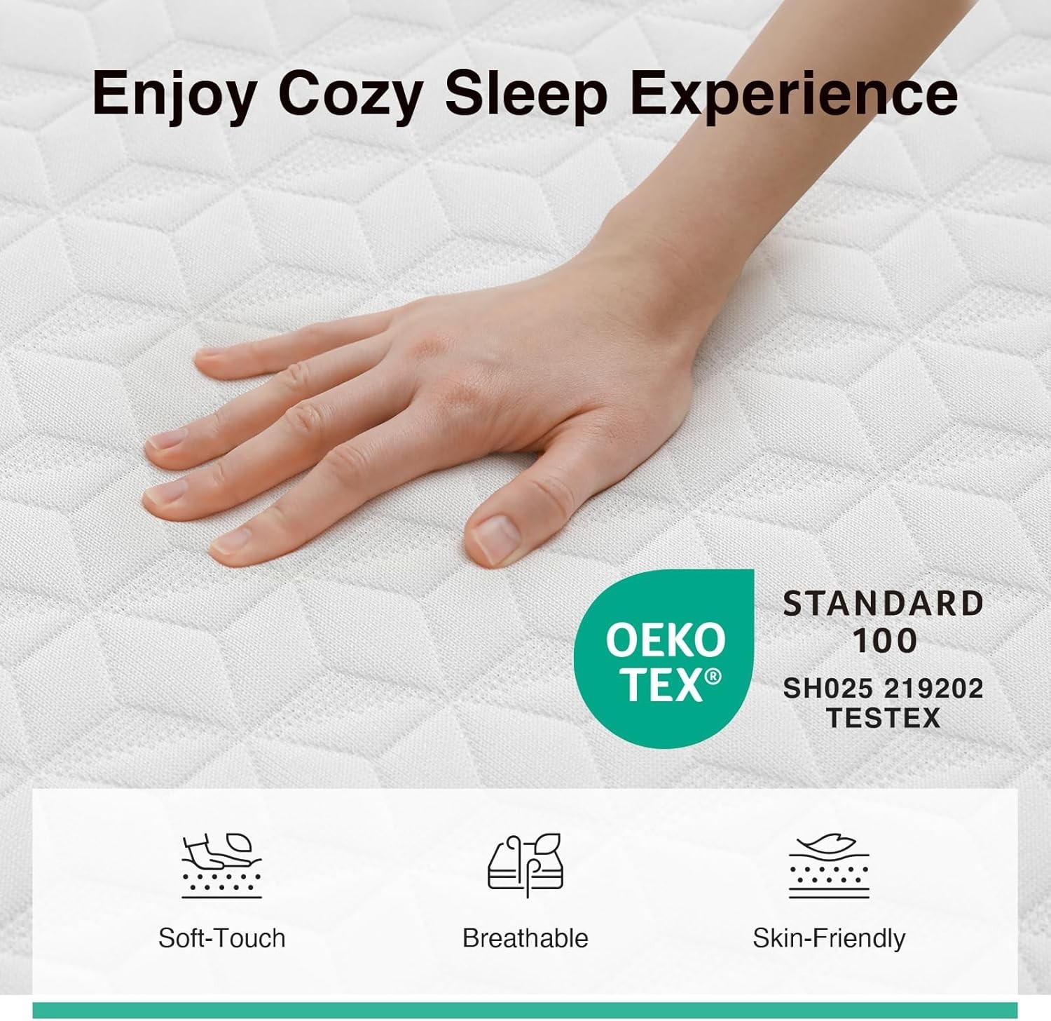 10 Inch Queen Mattress, Memory Foam Mattress Queen with Breathable Comfort La…