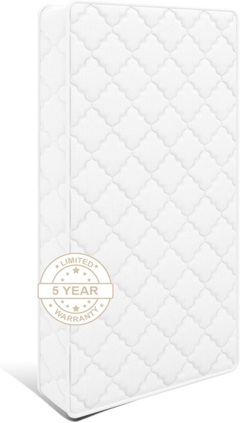 Comfortable 52×27.5 Baby Mattress Set – Durable Foam, Edge Reinforced Design