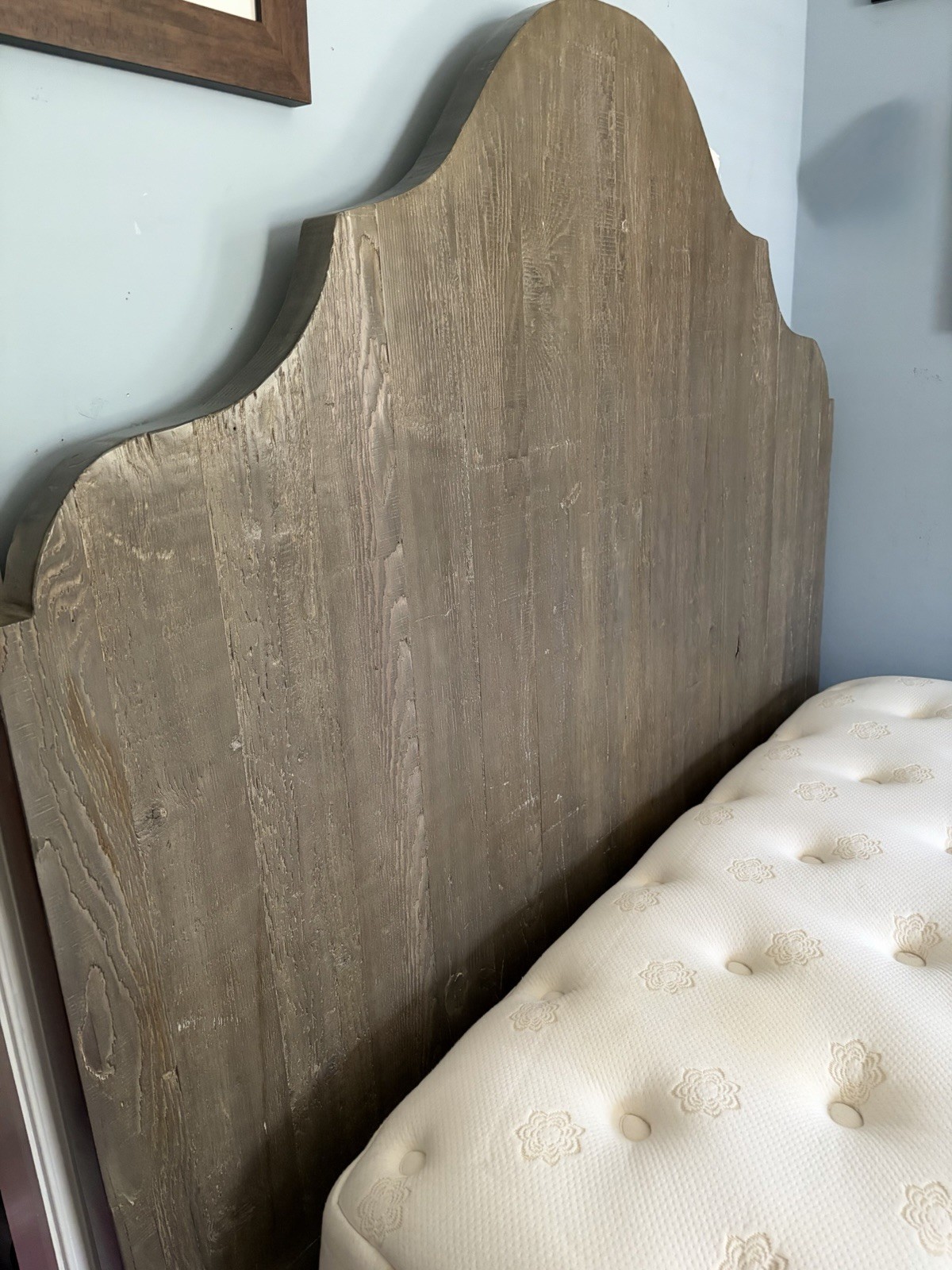 Solid Wood Queen Handmade Bed and Prana Sleep Vinyasa Memory Foam Mattress