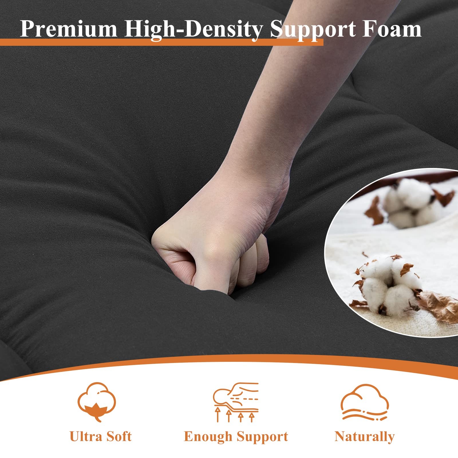 Futon Mattress – Thicken Sleeping Mat for Floor, Folding Mat for Adults & , Q…