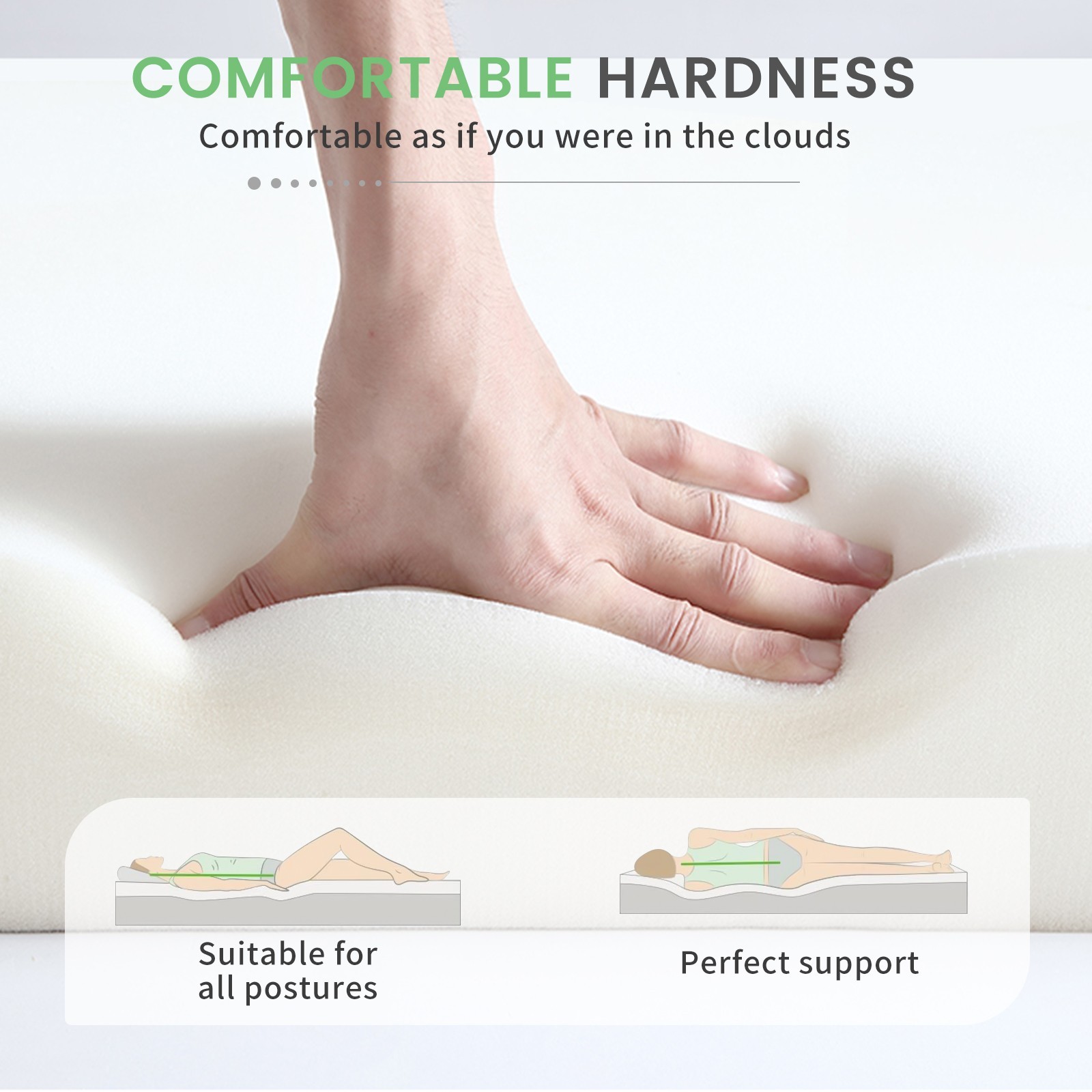 5″ 6″ Cooling Gel Memory Foam Mattress with Breathable Washable Cover in a Box