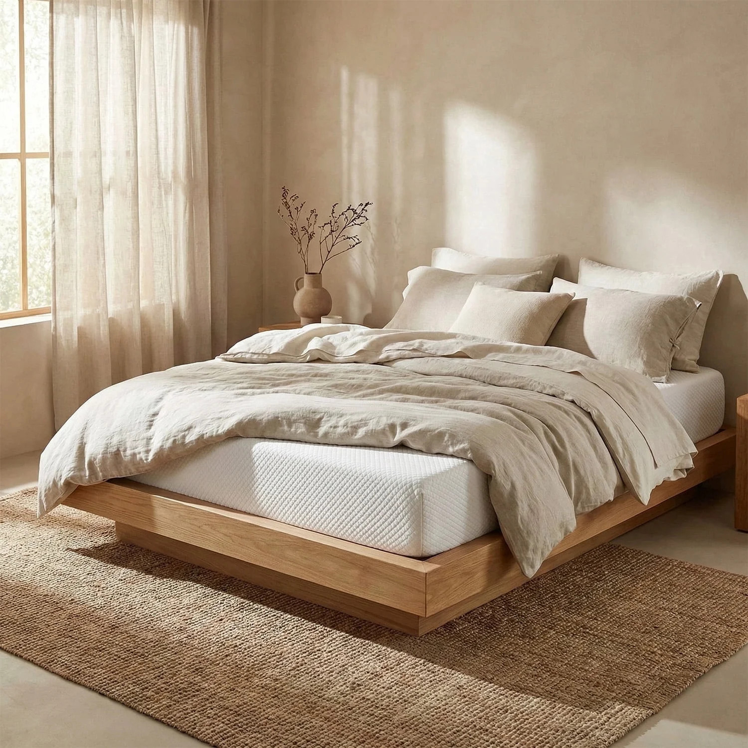 12″ Twin XL Gel Memory Foam Mattress, Breathable, Medium Firm