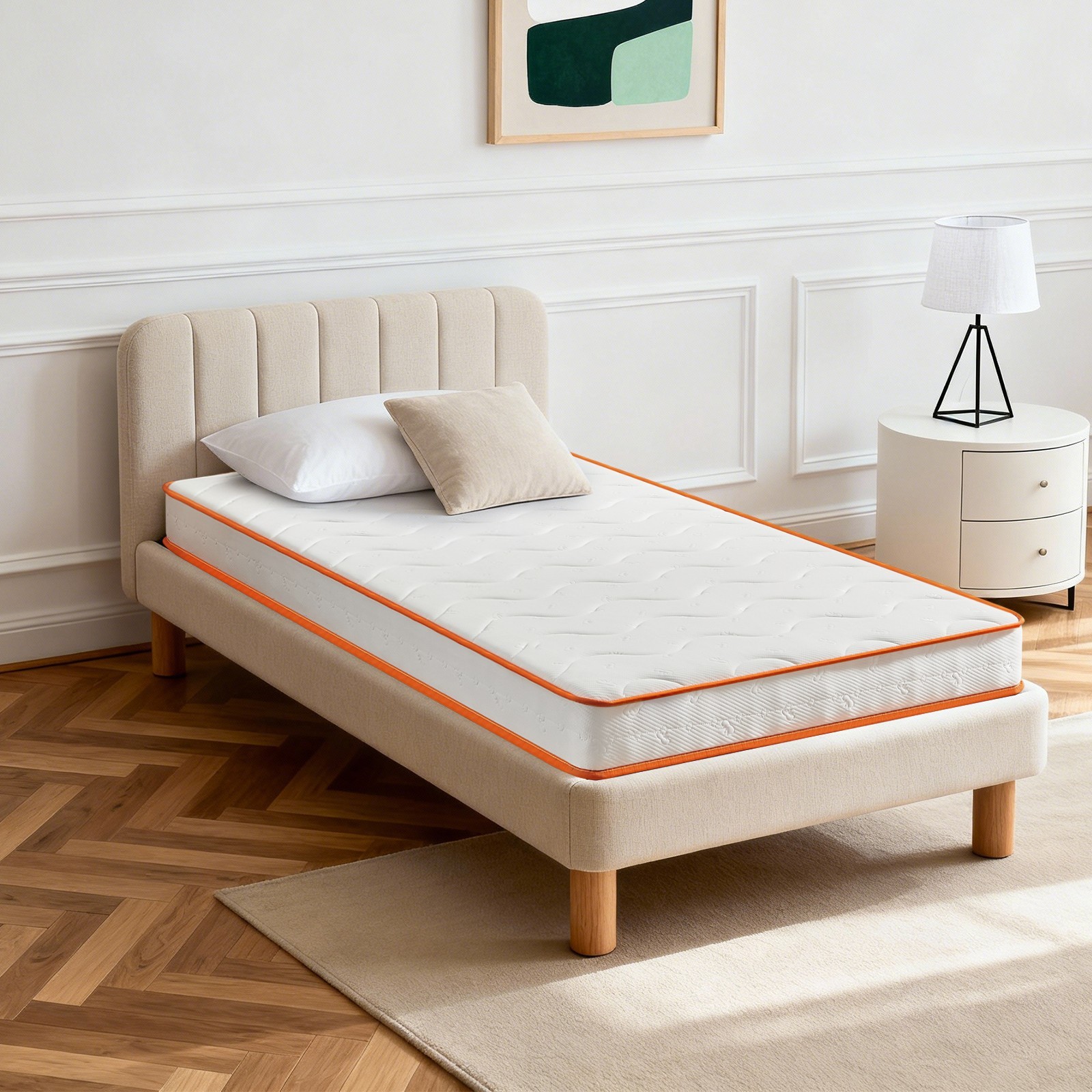 6″ Hybrid Mattresses with Innerspring and Gel Memory Foam for Cool Night Sleep