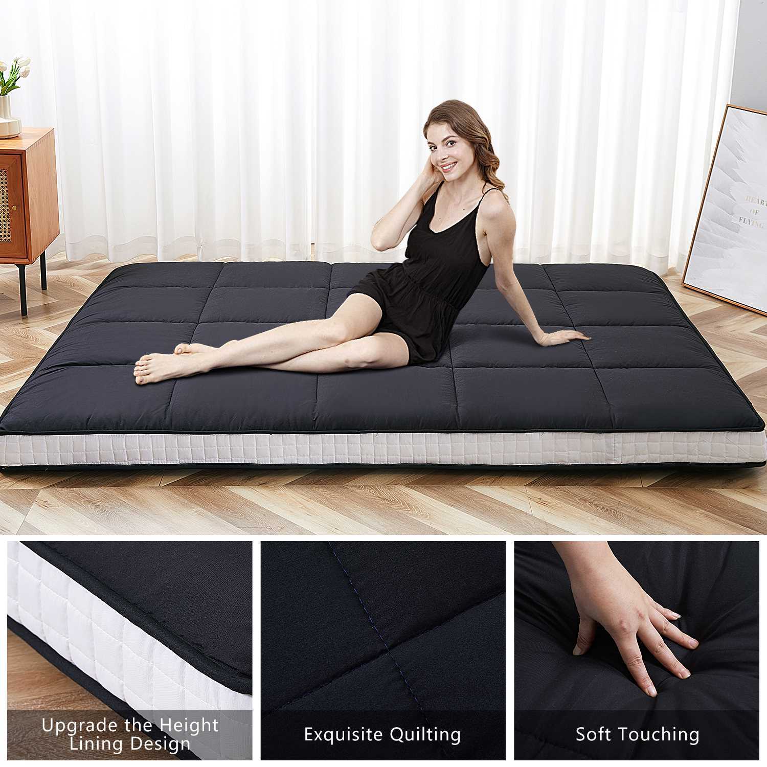Floor Mattress Japanese Futon Mat Floor Mattress Twin Full Queen Sizefor All Age
