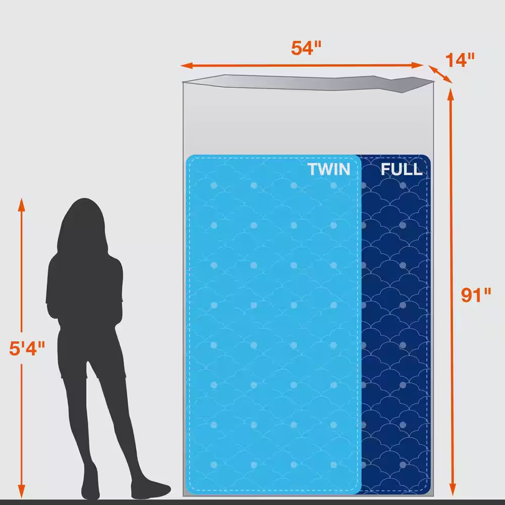 Twin/Full Mattress Bag plus Queen/King Mattress Bag Combo Pack