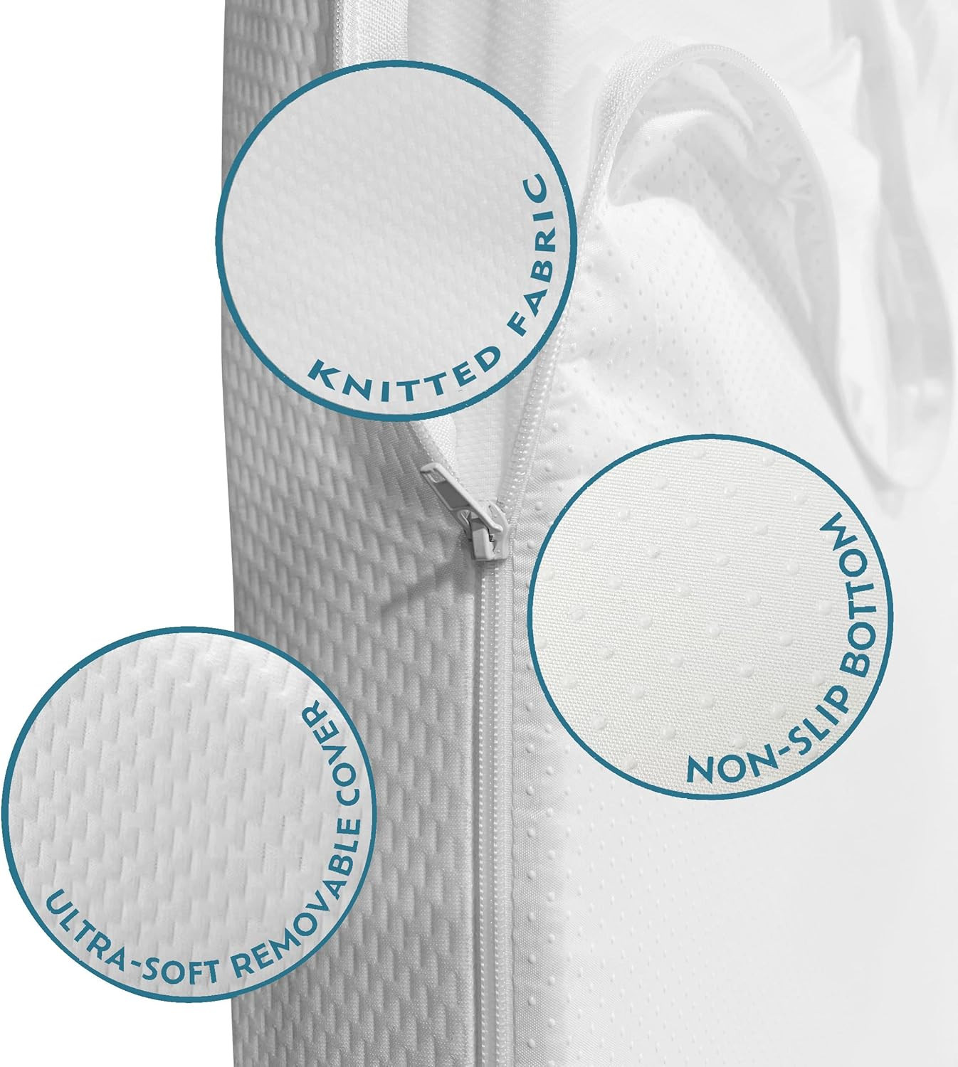 4.7 Inch Memory Foam Mattress Replacement with Washable Cover for Sleeper Sofa a