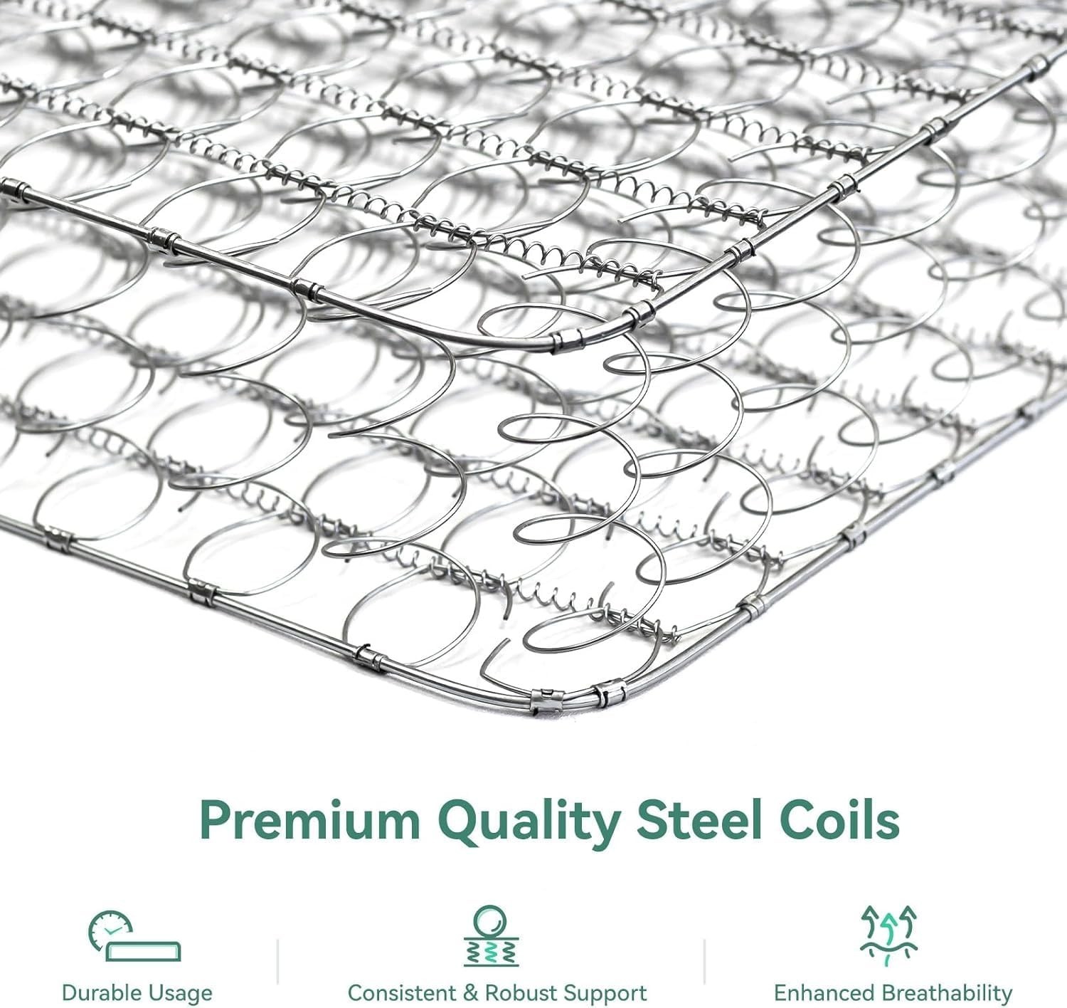 8 Inch Twin XL Mattress with SmartS Coil | Pressure Relief for Growing Bodies