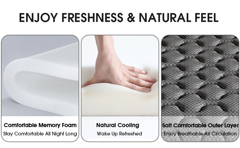 8″10″12″14 Twin Full Queen King Size Mattress in a Box Hybrid Spring Memory Foam