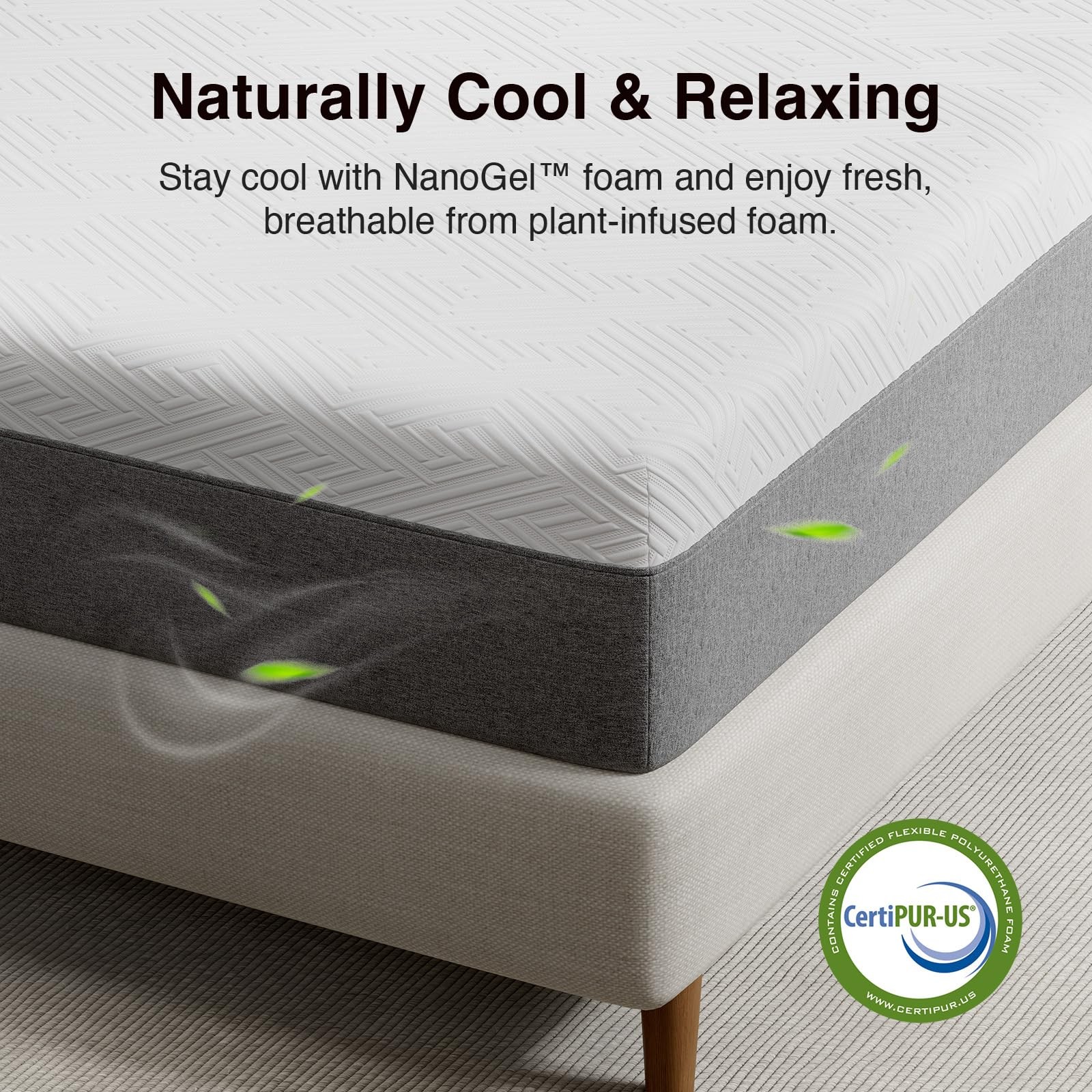 10 Inch Twin Size Memory Foam Mattress in a Box, Back Pain Relief & Body Supp…