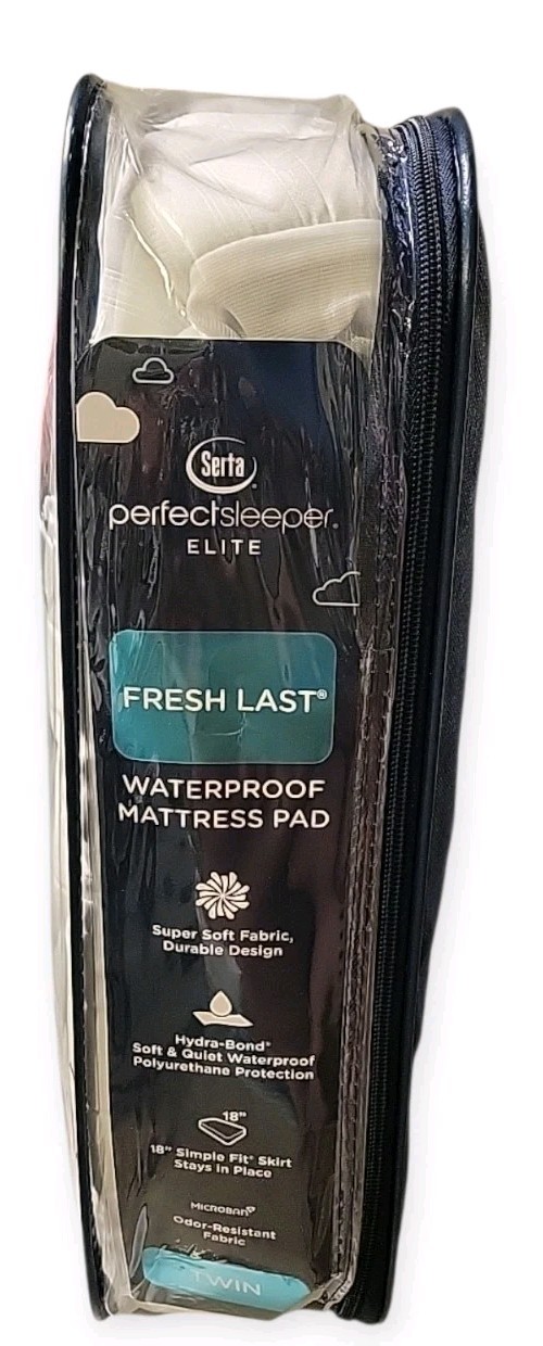 Twin Mattress Protector Serta Fresh Last Protection Pad Waterproof Odor Resist