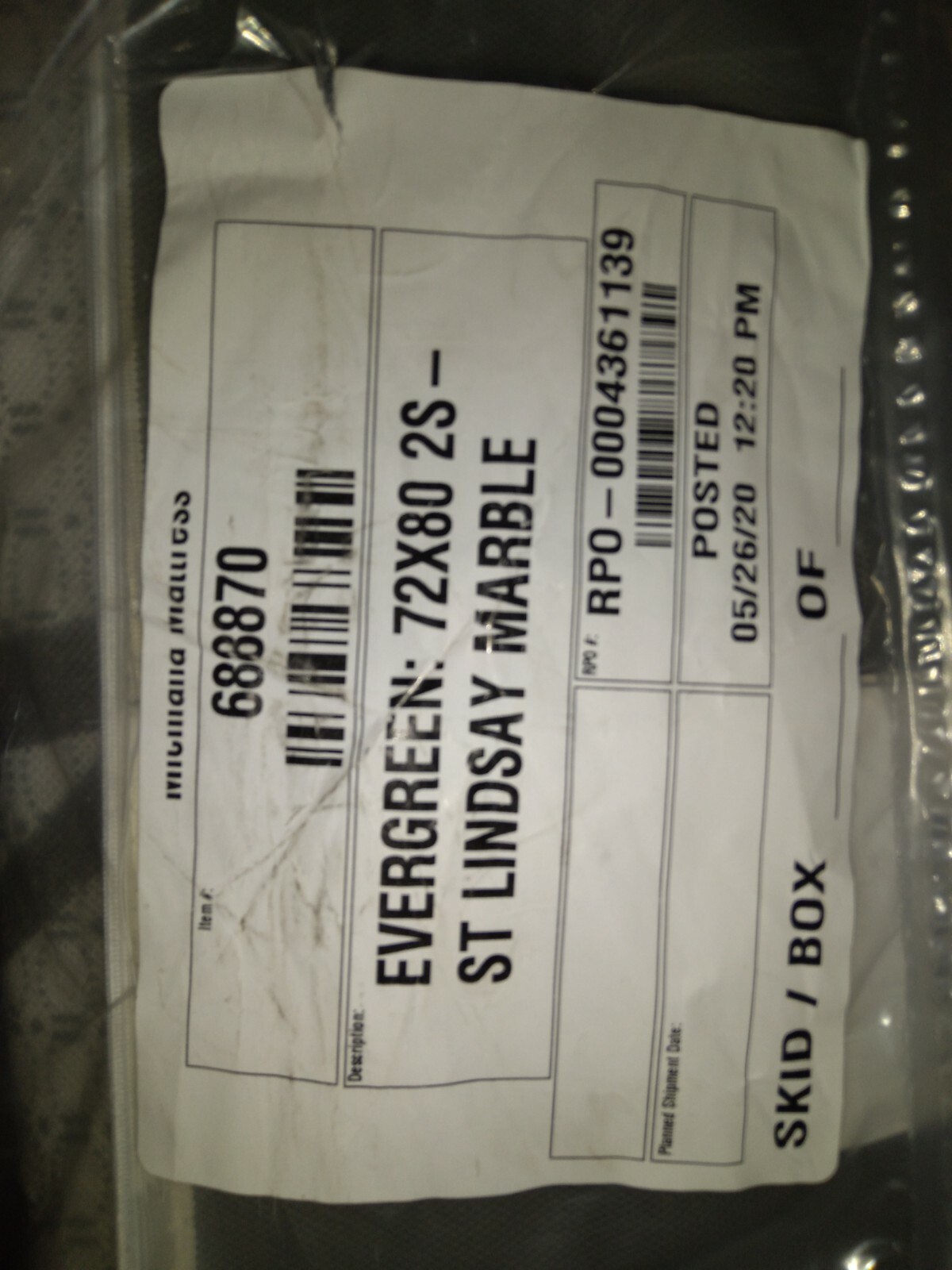 2020 Custom 72×80 King/ Queen Mattress