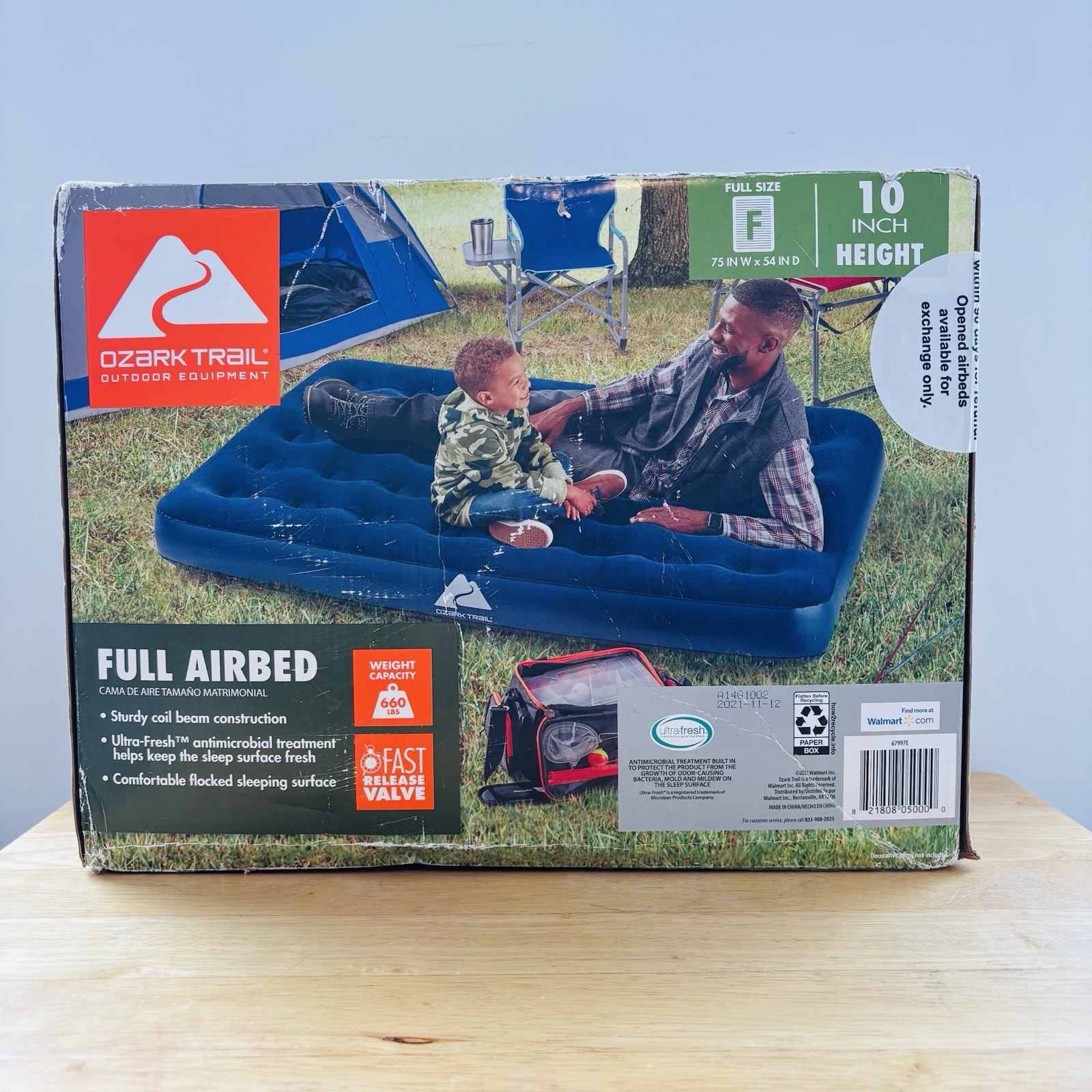 Ozark Trail Air Mattress King Airbed 10″ 80″ X 76″ NEW SEALED