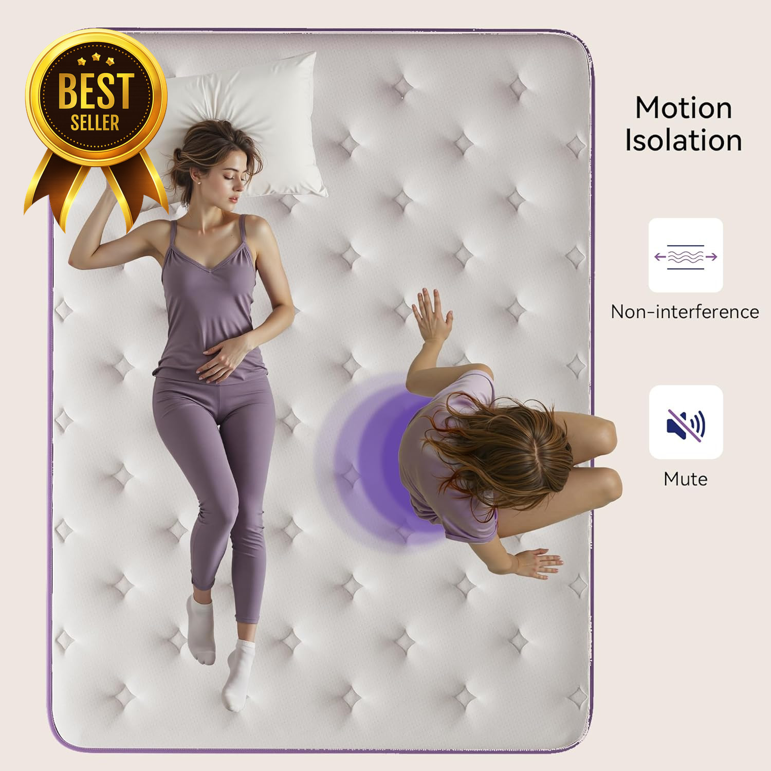 12 Inch Queen Hybrid Mattress in a Box Gel Memory Foam and Pocket Spring Mattres