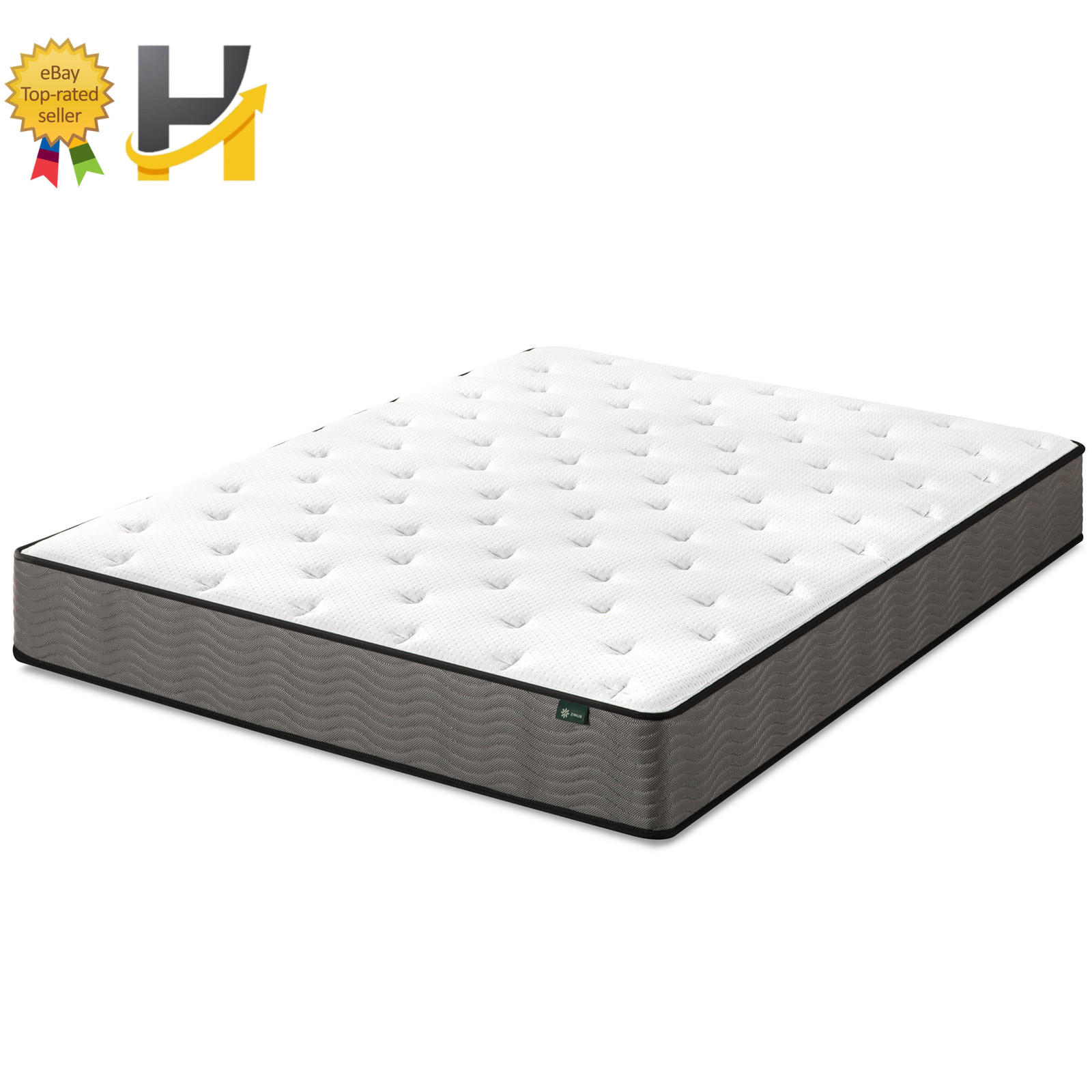 Zinus Support Plus 10″ Twin Tight Top Medium Hybrid Mattress with Comfort Foam