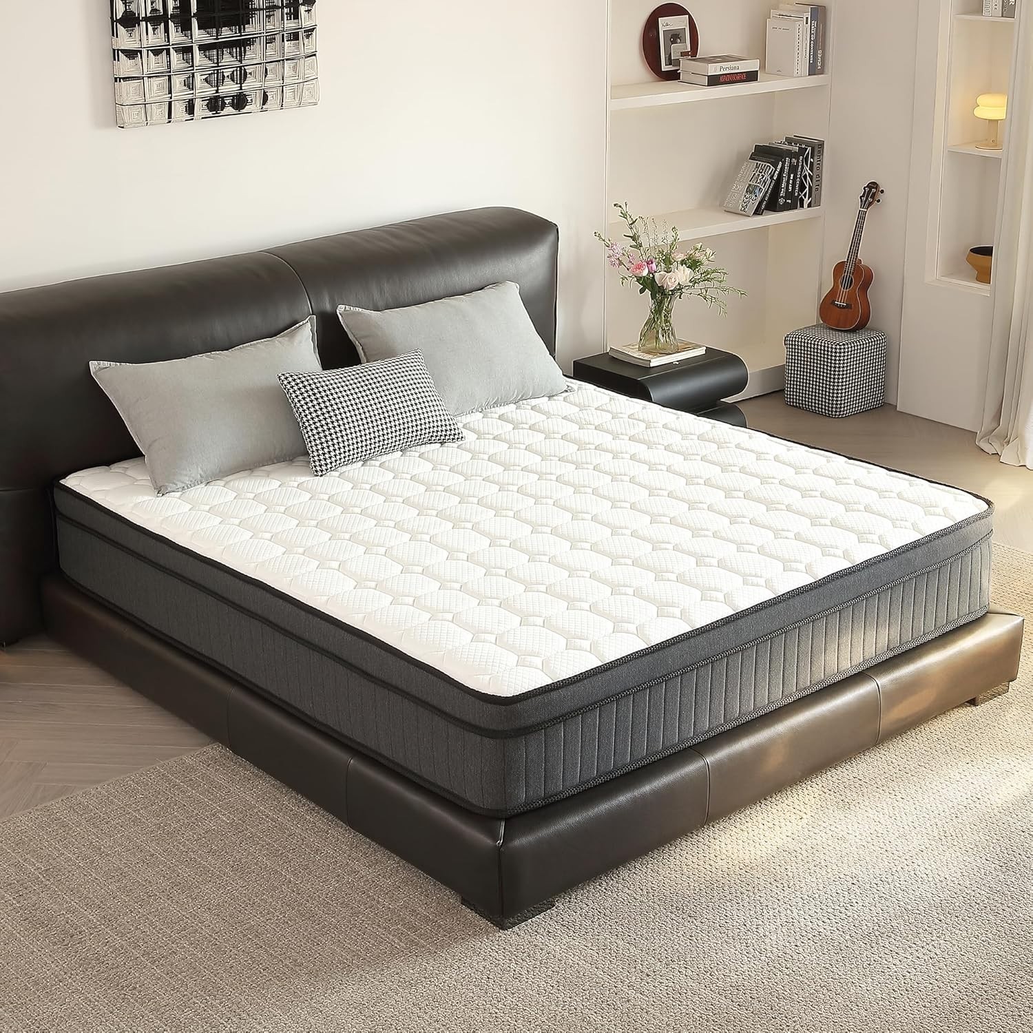 10 Inch Exceptional Breathability Queen/Full Mattress Peaceful Sleep Every Night