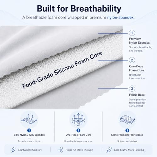 Cooling Comforter Full/Queen, Full / Queen (90″x94″) Silver Mist / Soft Gray