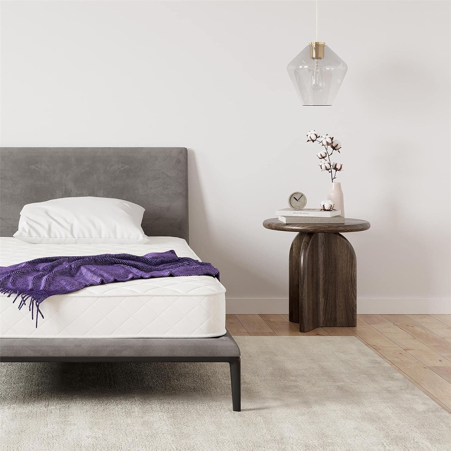 6” Coil Mattress Made with Certipur-Us® Certified Foam , Twin,White