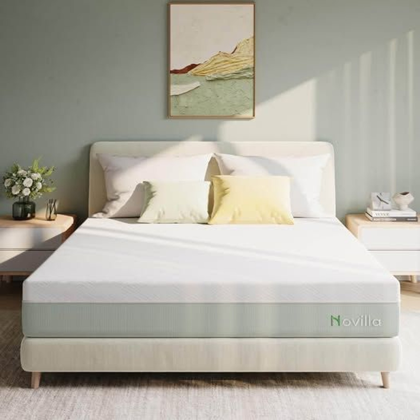 Novilla Mattress King Size,12 Inch Gel Memory Foam Mattress