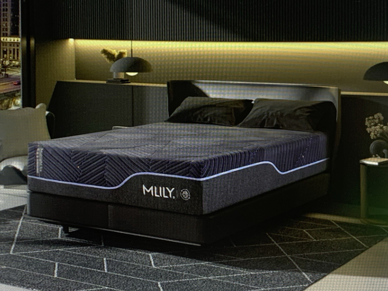 Mlily King Mattress Midnight Ice Firmer 1.0