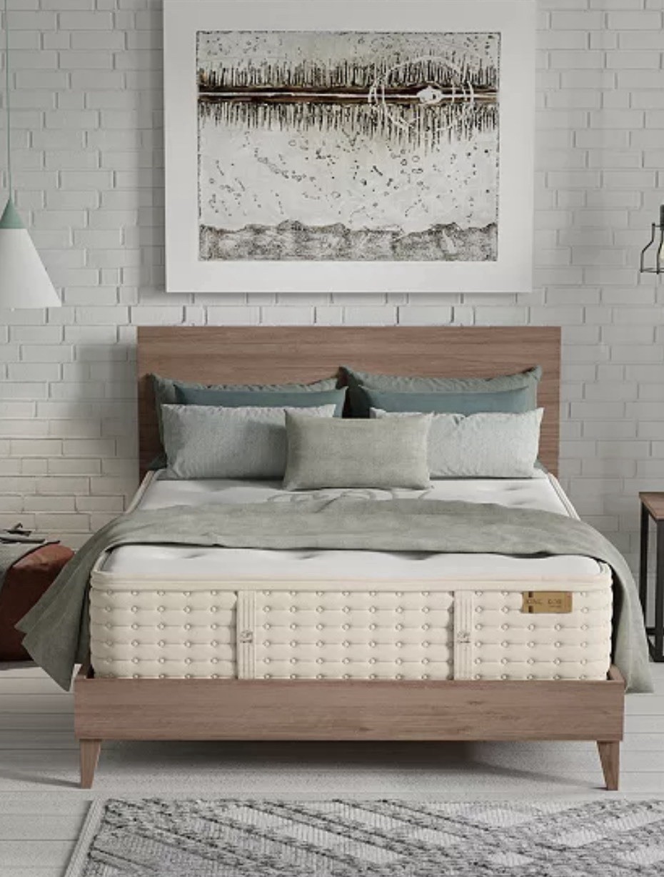 Queen Mattress Plush 14.5” Luxury Natural Hybrid Pickup ONLY