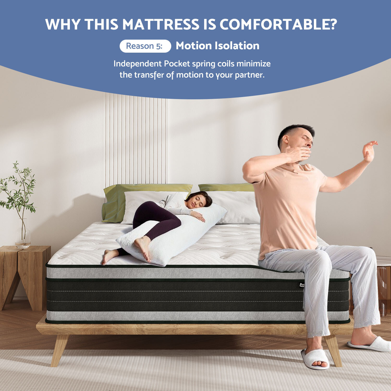 12″ 14 Inch Gel Memory Foam Hybrid Spring Full King Queen Mattress in a Box