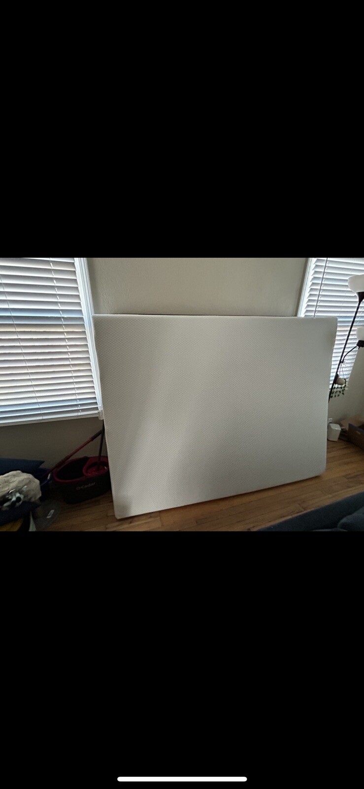 Queen size mattress with base