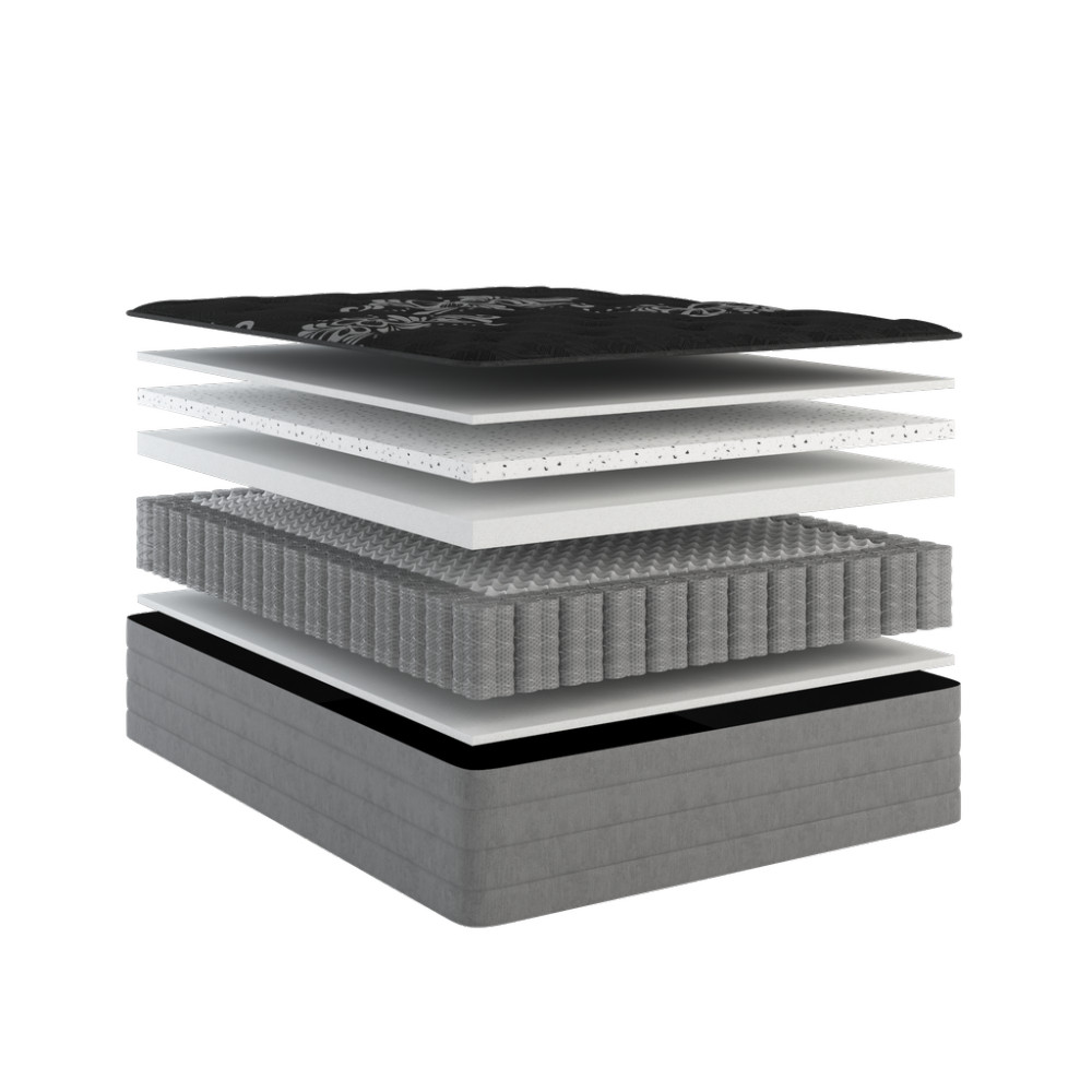 14″ Queen Hybrid Mattress w/ Cooling Gel & Copper Infusion – Plush Firm