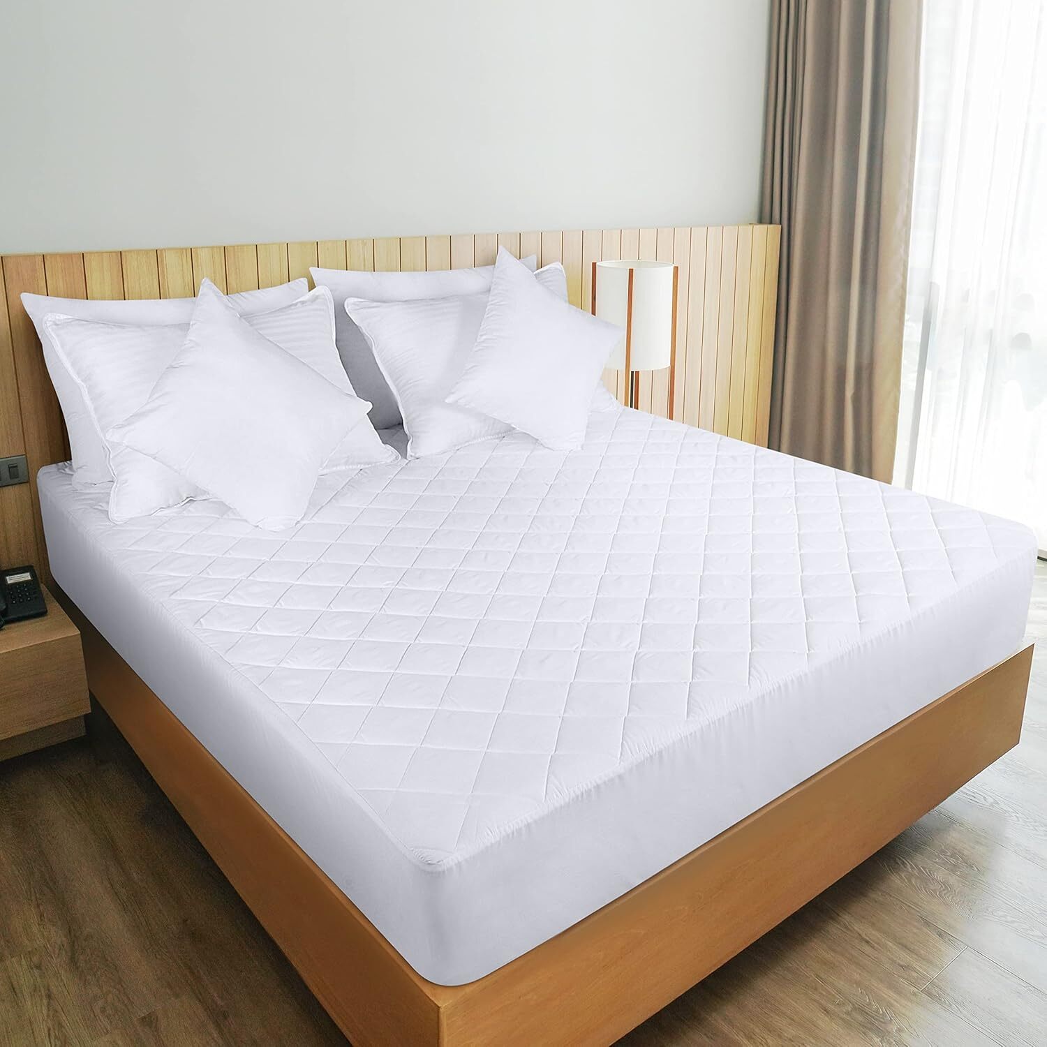 Colchon Espuma de Memoria Capa de Gel en Caja Queen Acolchado Mattress Protect