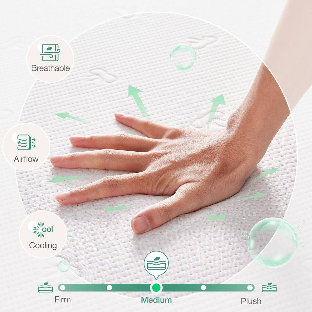 Tight Top 12 In. Medium Gel Memory Foam Twin XL Mattress, Oeko-Tex Standard 100