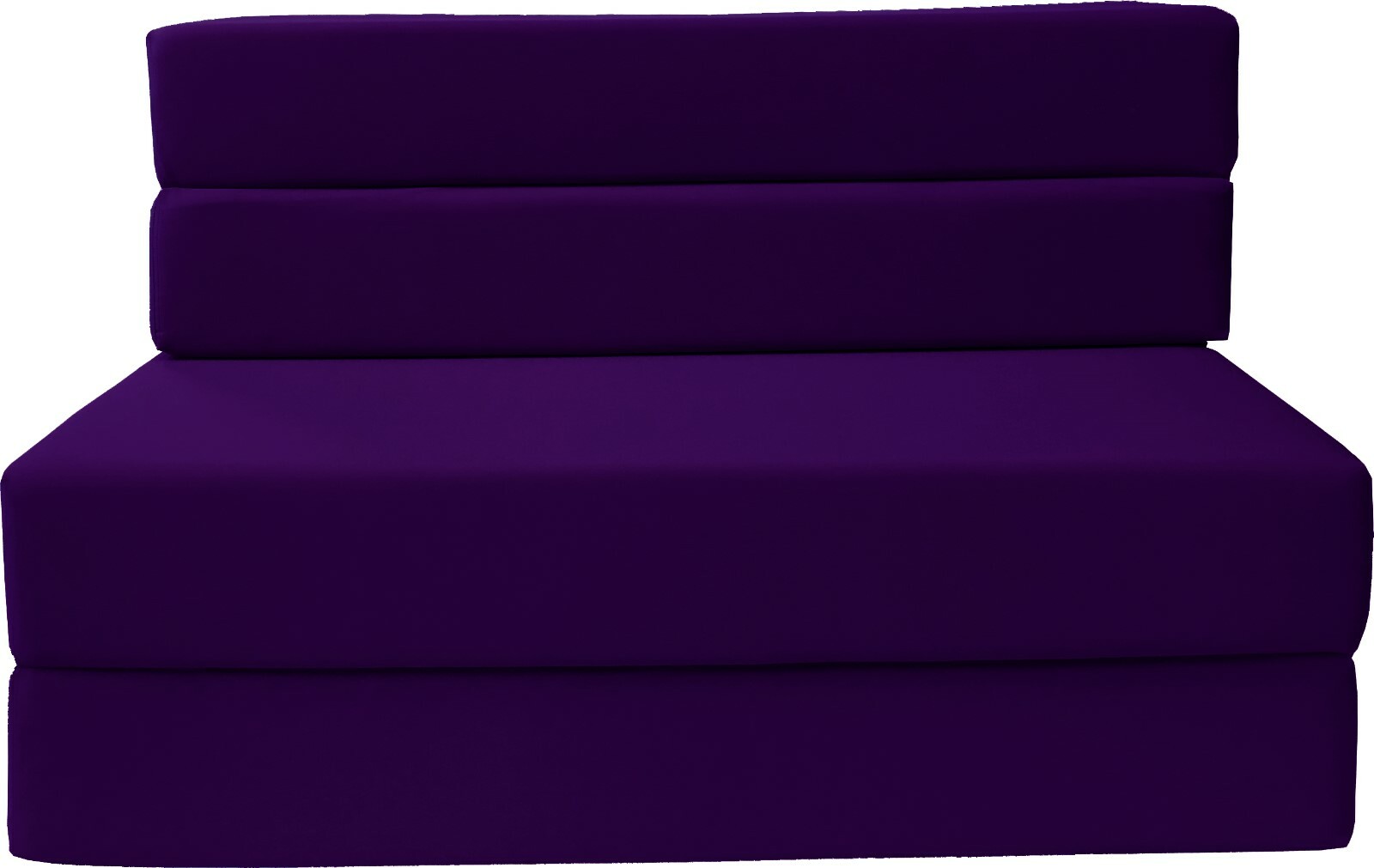 Twin Folding Foam Mattresses, Lounger Sofa Couches Chairs, Beds 6x39x75 Purple