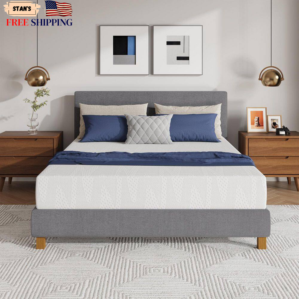 Classic King Medium Gel Memory Foam 12 In. in a Box with Cooling Night Sleep NEW