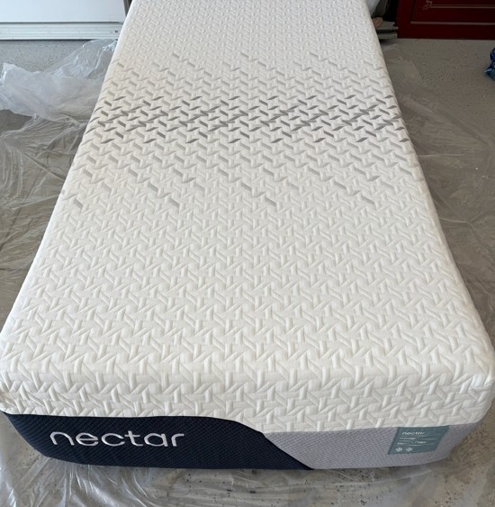 Nectar Premier Twin XL Memory Foam Mattress- Cooling, Medium, White/Gray/Black