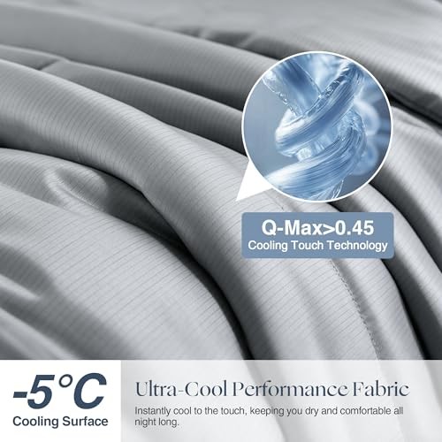 Queen Gray Silver Infused Comforter – Full / Queen Gray Blanket