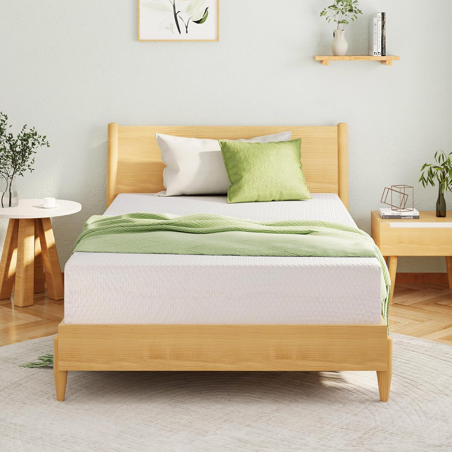 EGOHOME Full Size Memory Foam Mattress, 8 Inch Bed Mattress in a Box with Coolin